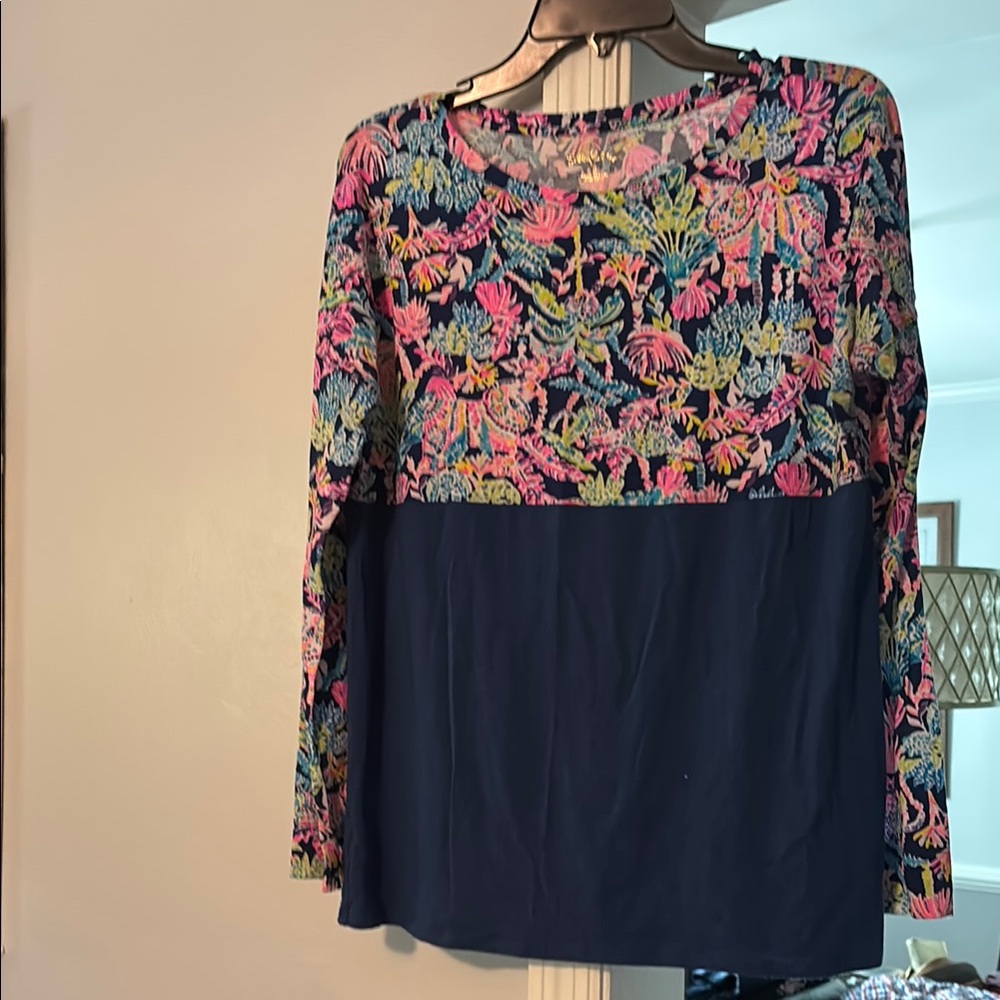 Lilly Pulitzer Scene & Herd Print LS T-Shirt